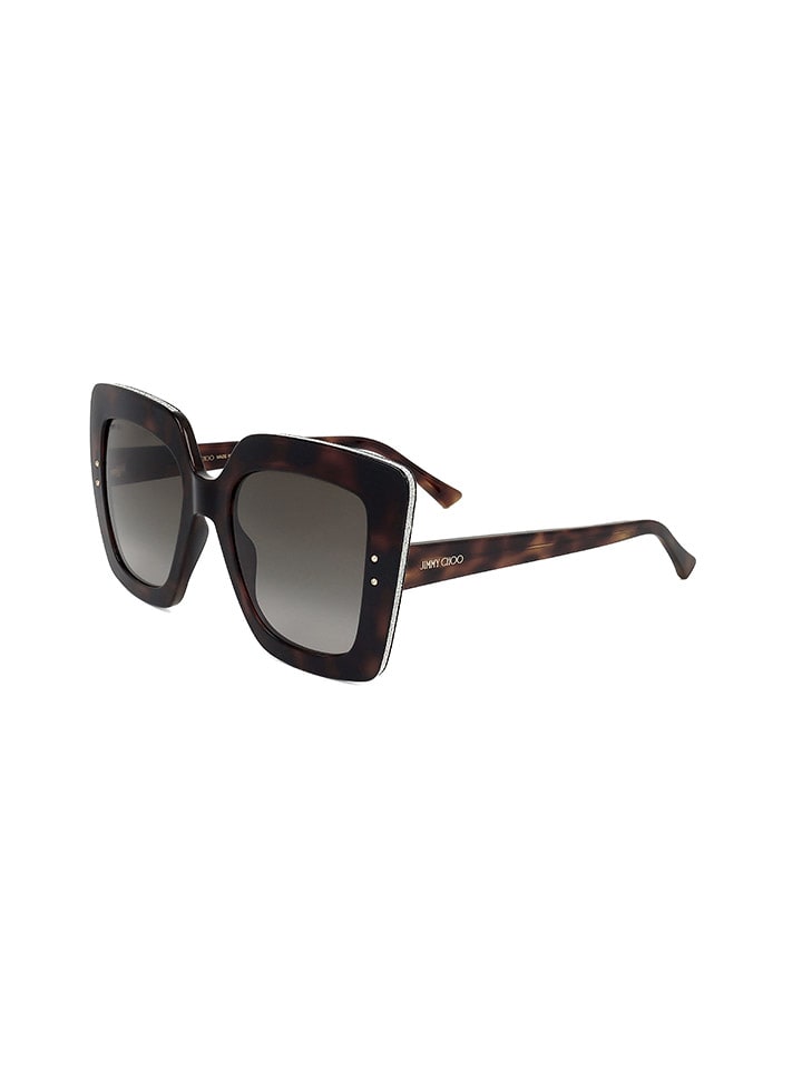 Jimmy Choo Damen-Sonnenbrille in Havana günstig kaufen 53