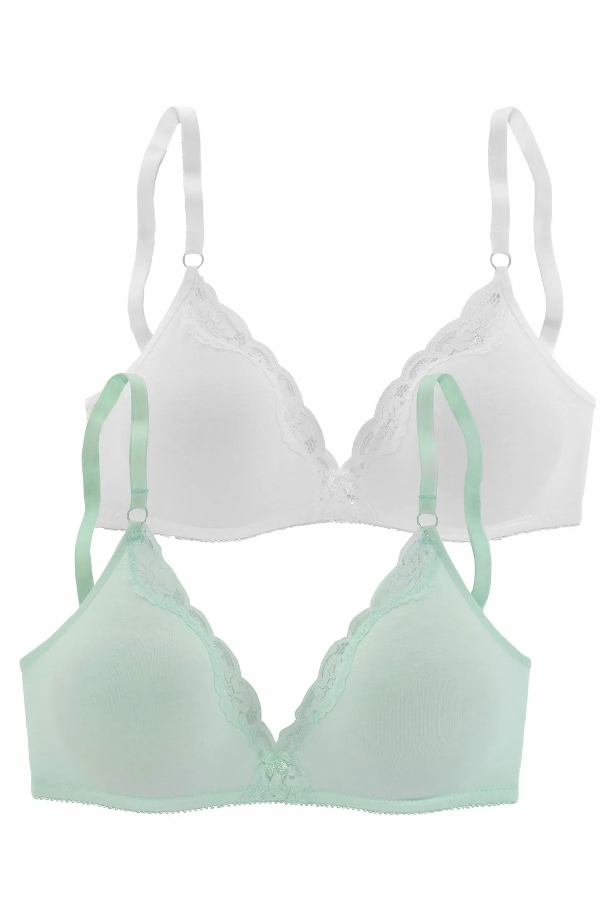 PETITE FLEUR  BH - Grün - Unifarben