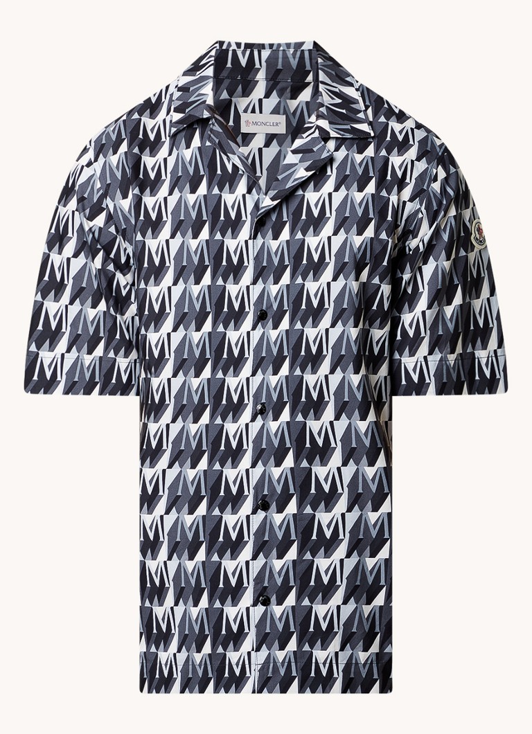 Moncler košulja regularnog kroja s printom logotipa