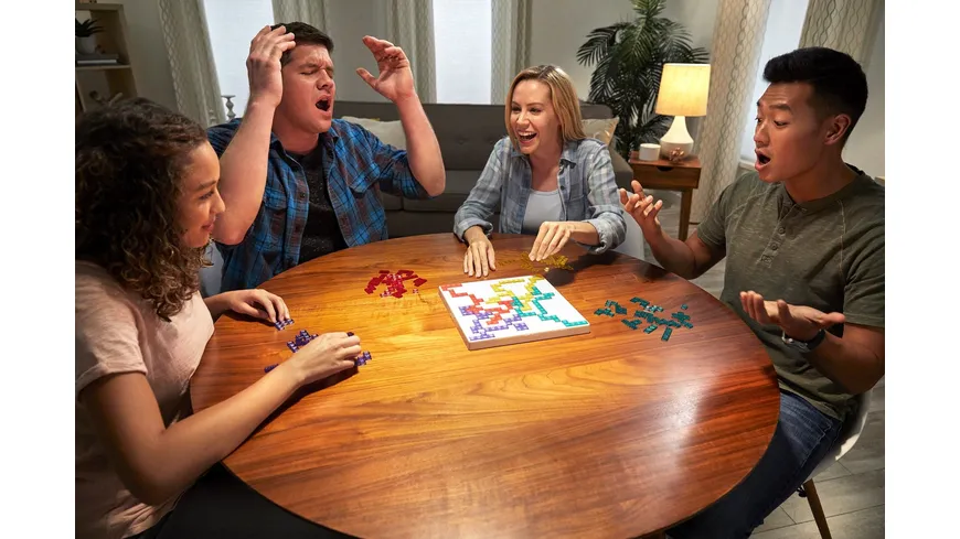 Mattel Games Blokus, Gesellschaftsspiel, Strategiespiel, Kinderspiel