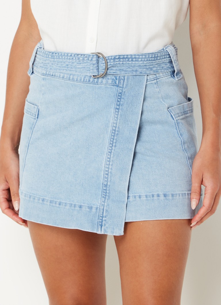 Jupe en jean mini Rails Deanna avec poches latérales
