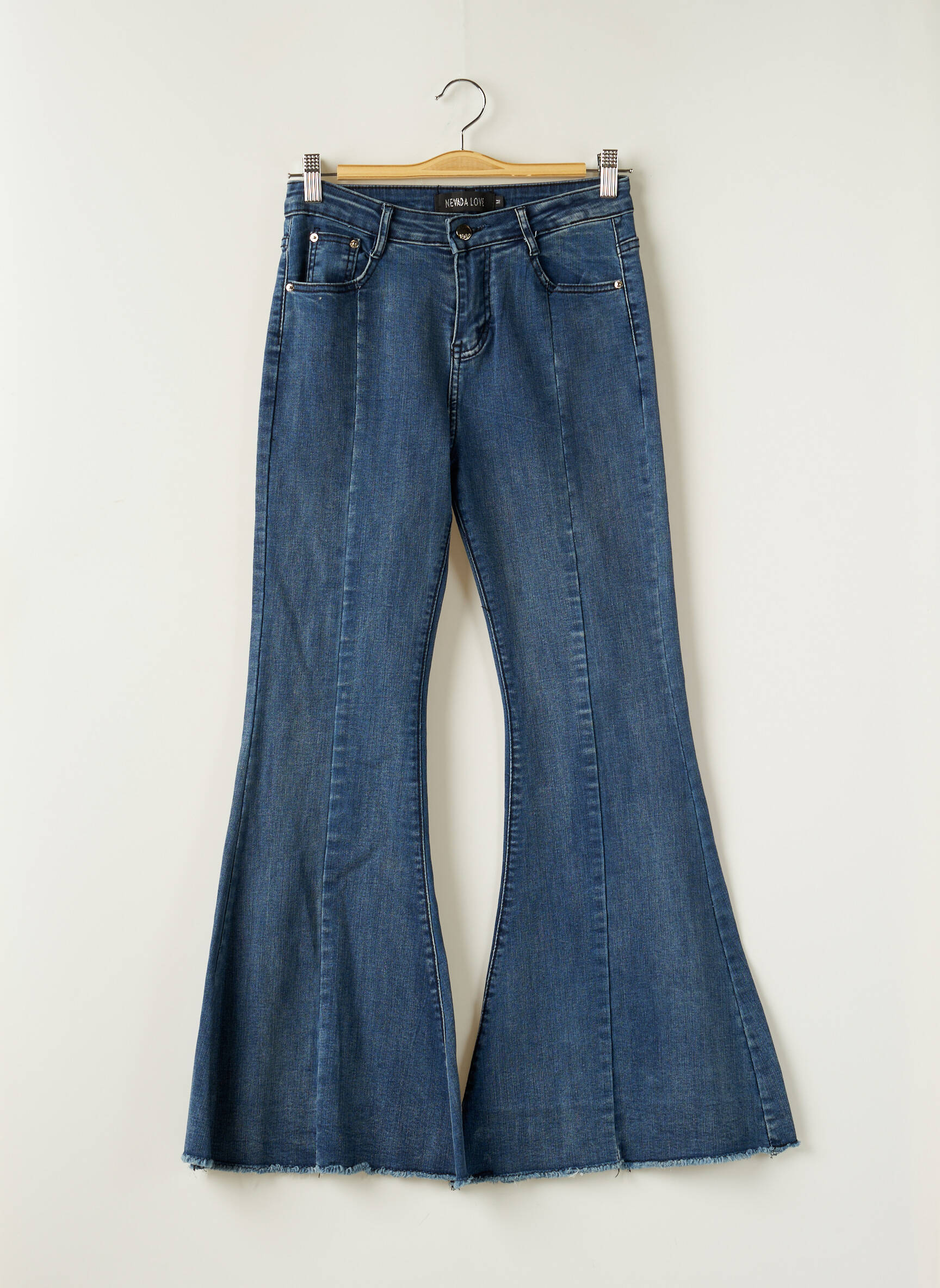 Nevada Love Jean Flare Femme couleur bleu
