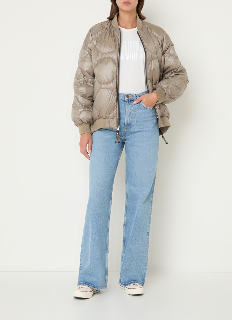 Dwustronna pikowana kurtka typu bomber marki Parajumpers, wypełniona puchem.