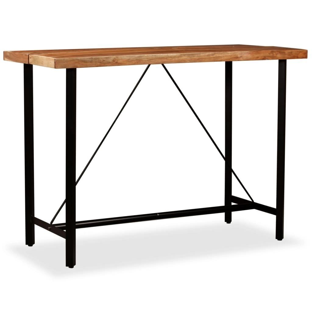 möbelando Stehtisch 295445 (LxBxH: 150x70x107 cm), aus Massivholz in Akazie