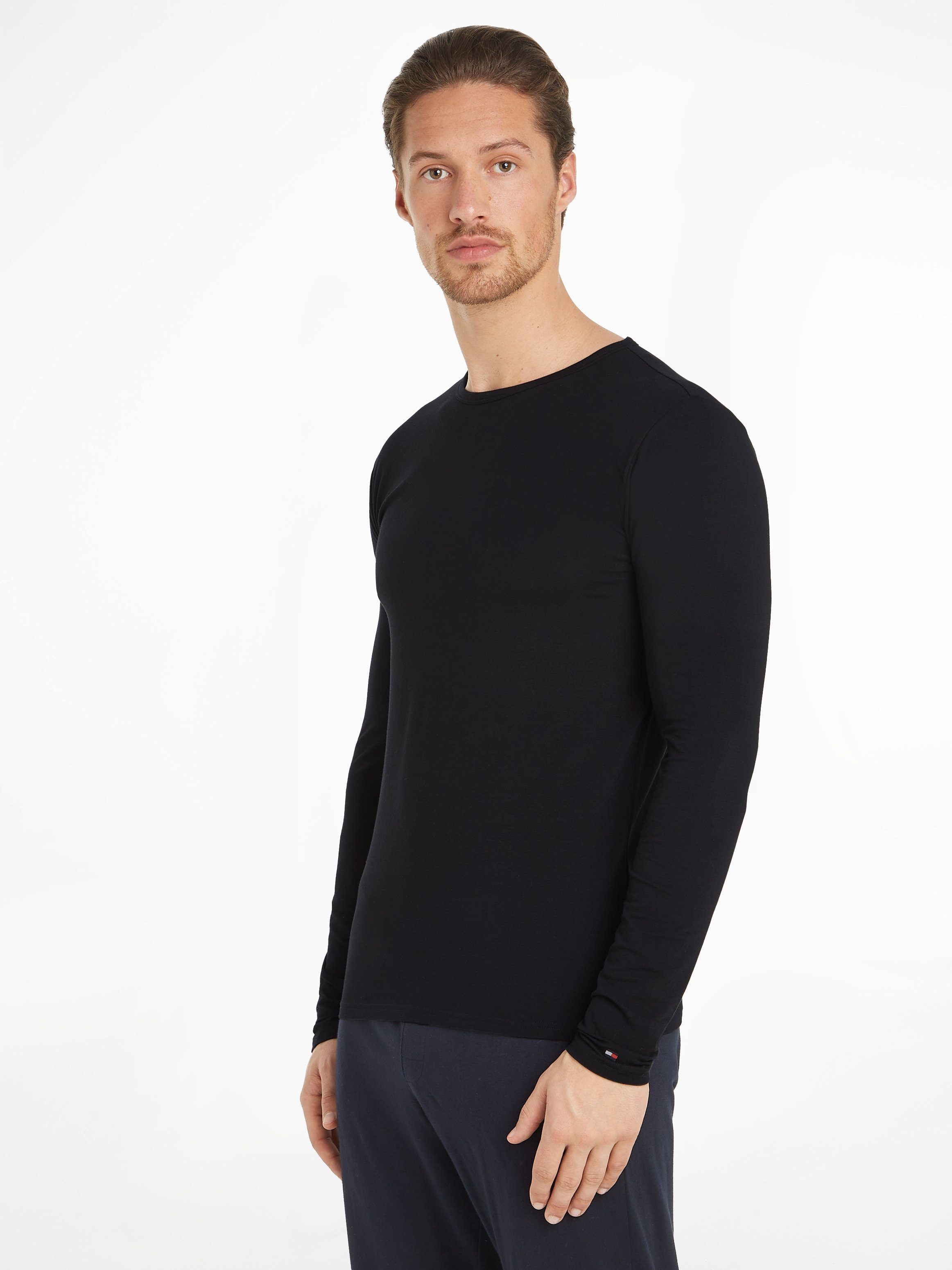 Tommy Hilfiger Underwear T-Shirt 3P LS Tee (Packung, 3er-Pack) mit Markenlabel