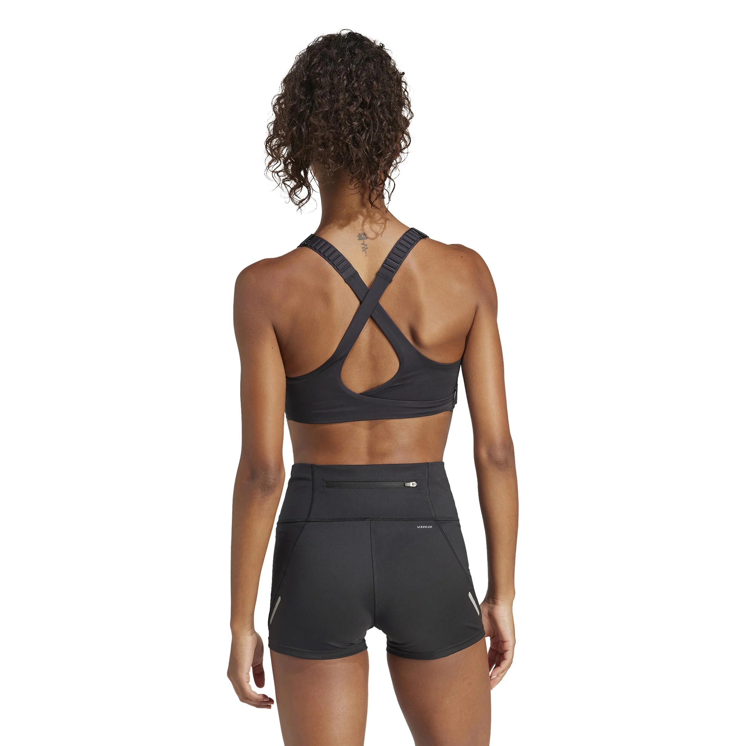 Fast Impact High Support Sport-BH Damen - Schwarz