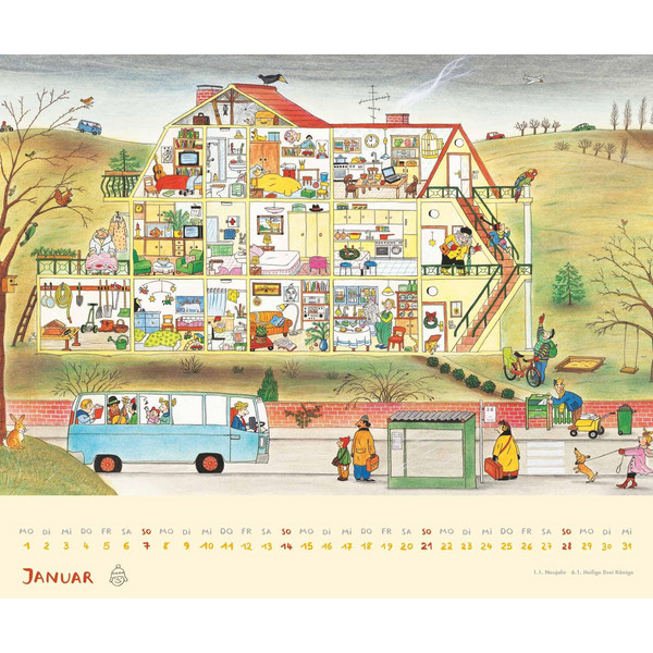 KAL. 2024 WIMMEL-KALENDER - Kalender