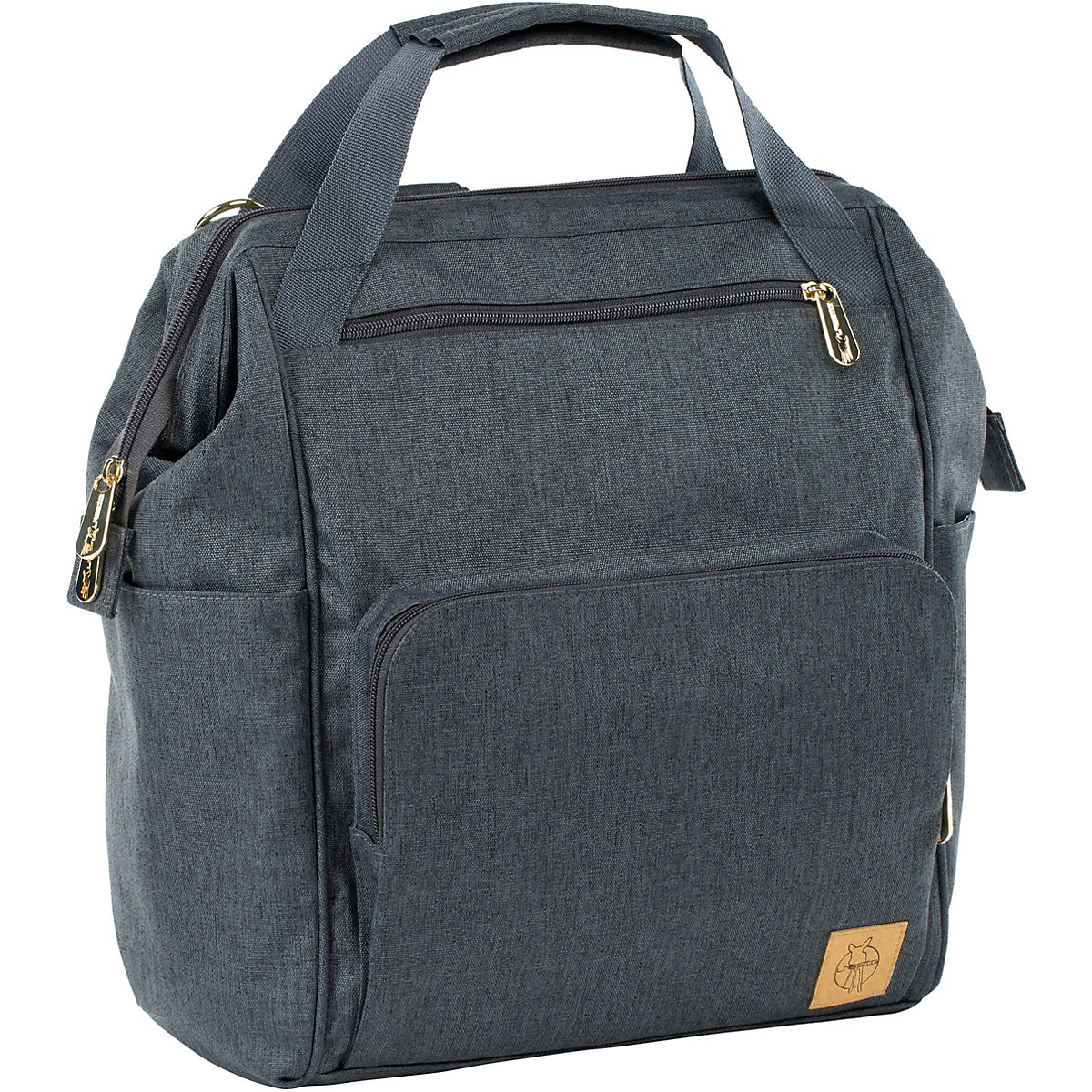 Wickelrucksack Goldie Glam anthracite, inkl. Zubehör & Wickelunterlage