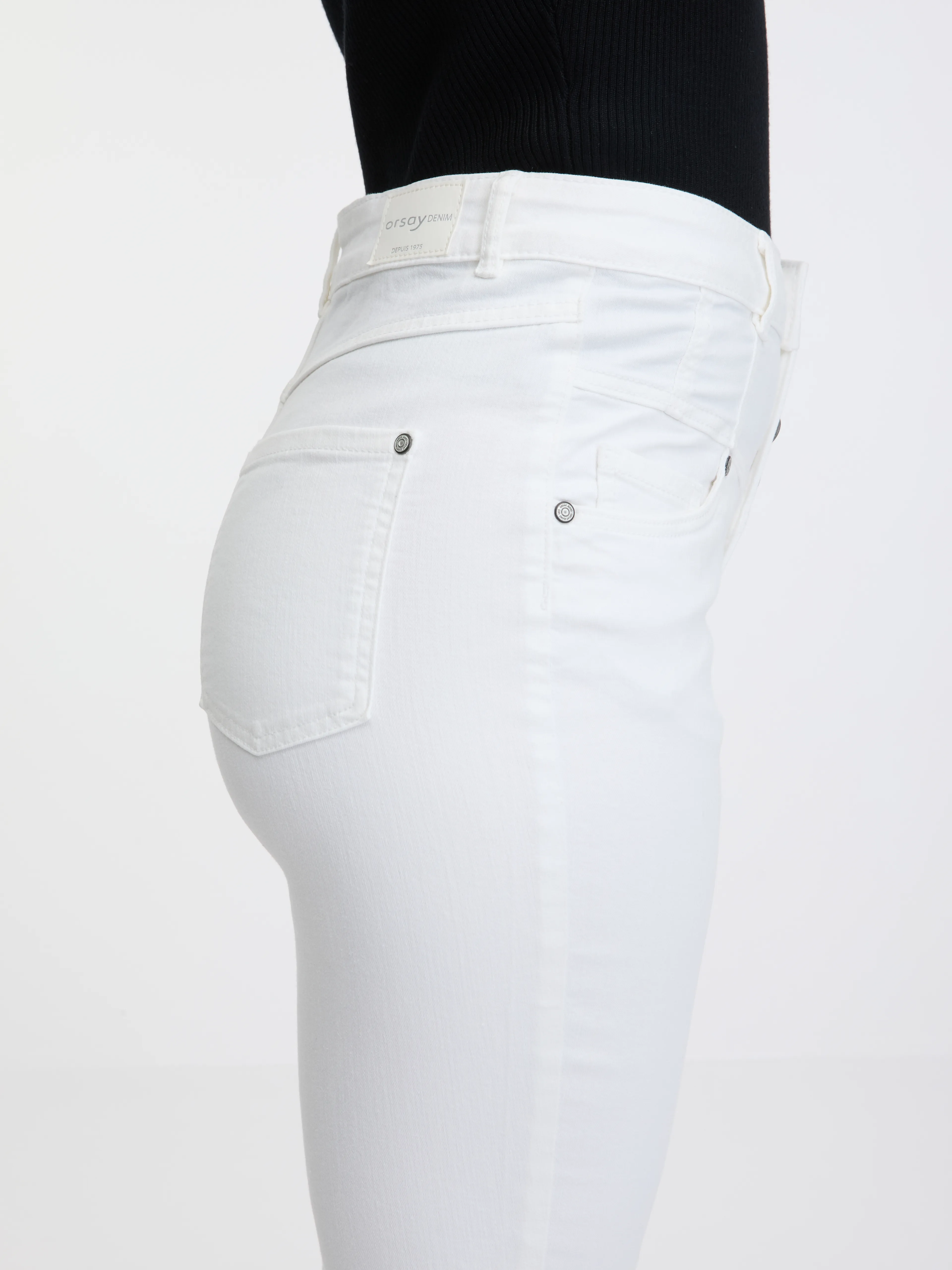 Weiße Skinny Fit Jeans für Damen ORSAY