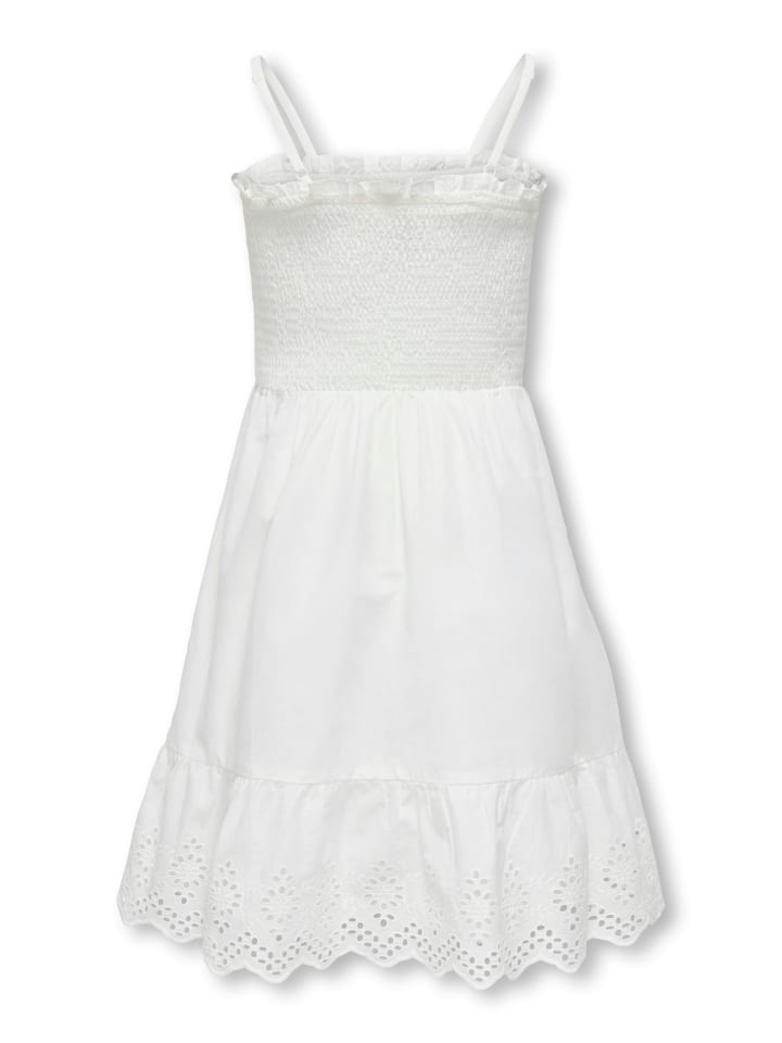 KIDS ONLY Sommerkleid KOGLOU LIFE EMB SMOCK DRESS in cloud dancer günstig kaufen
