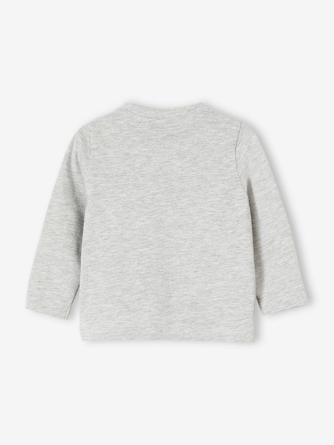 Vertbaudet Jungen Baby Shirt Oeko-Tex - wollweiß
