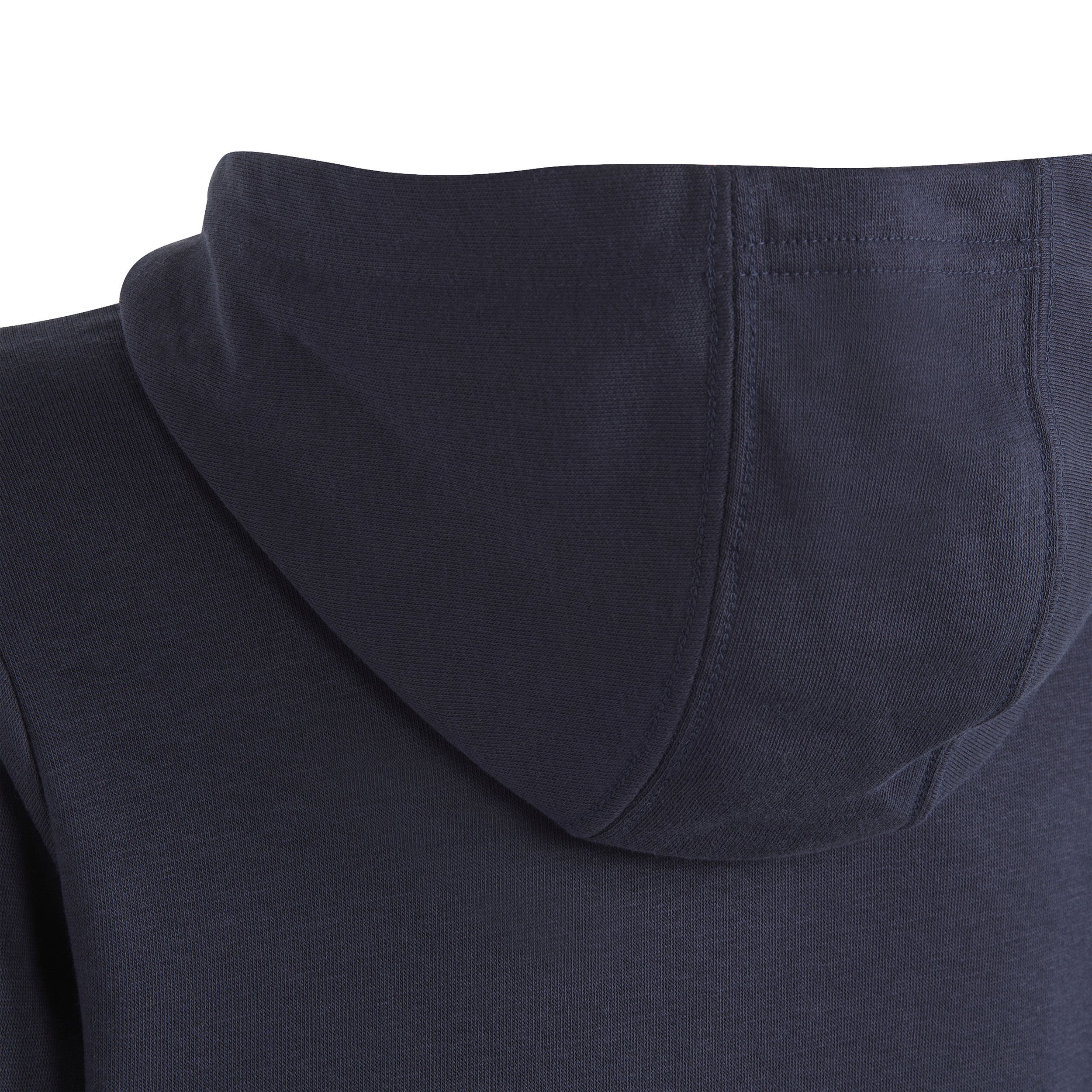 Big Logo Cotton Hoody Jungen - Dunkelblau, Weiß