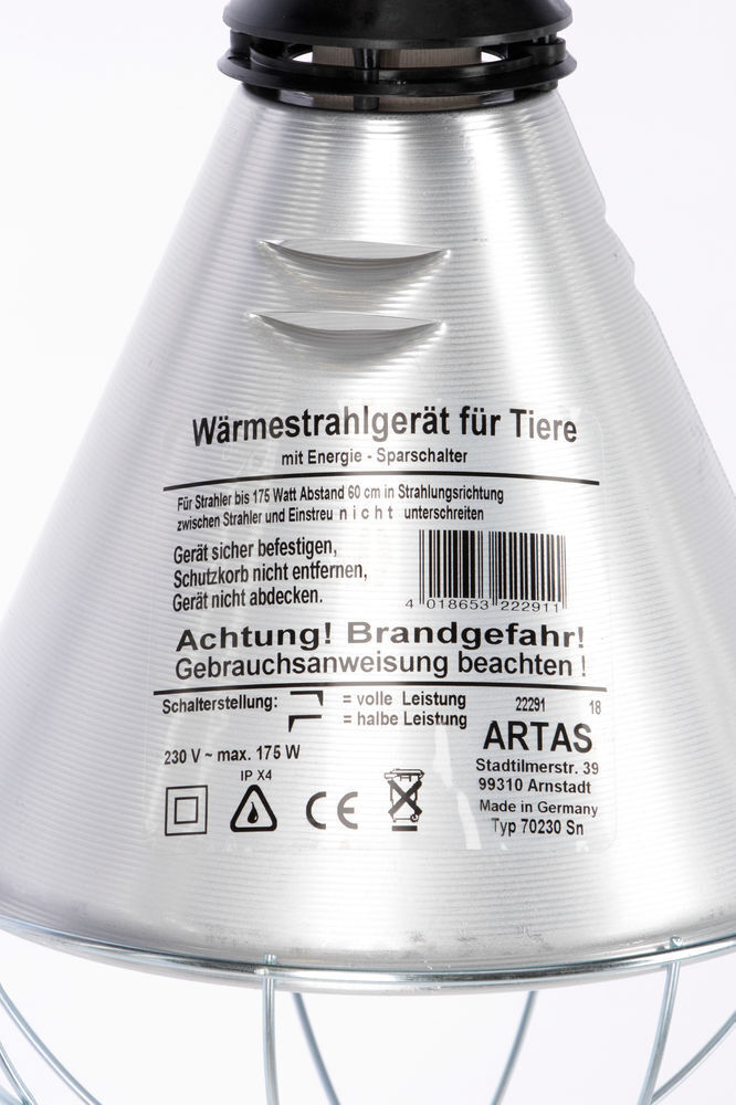 Kerbl Zubehör Kerbl Infrarot-Wärmestrahler, Alu 5m
