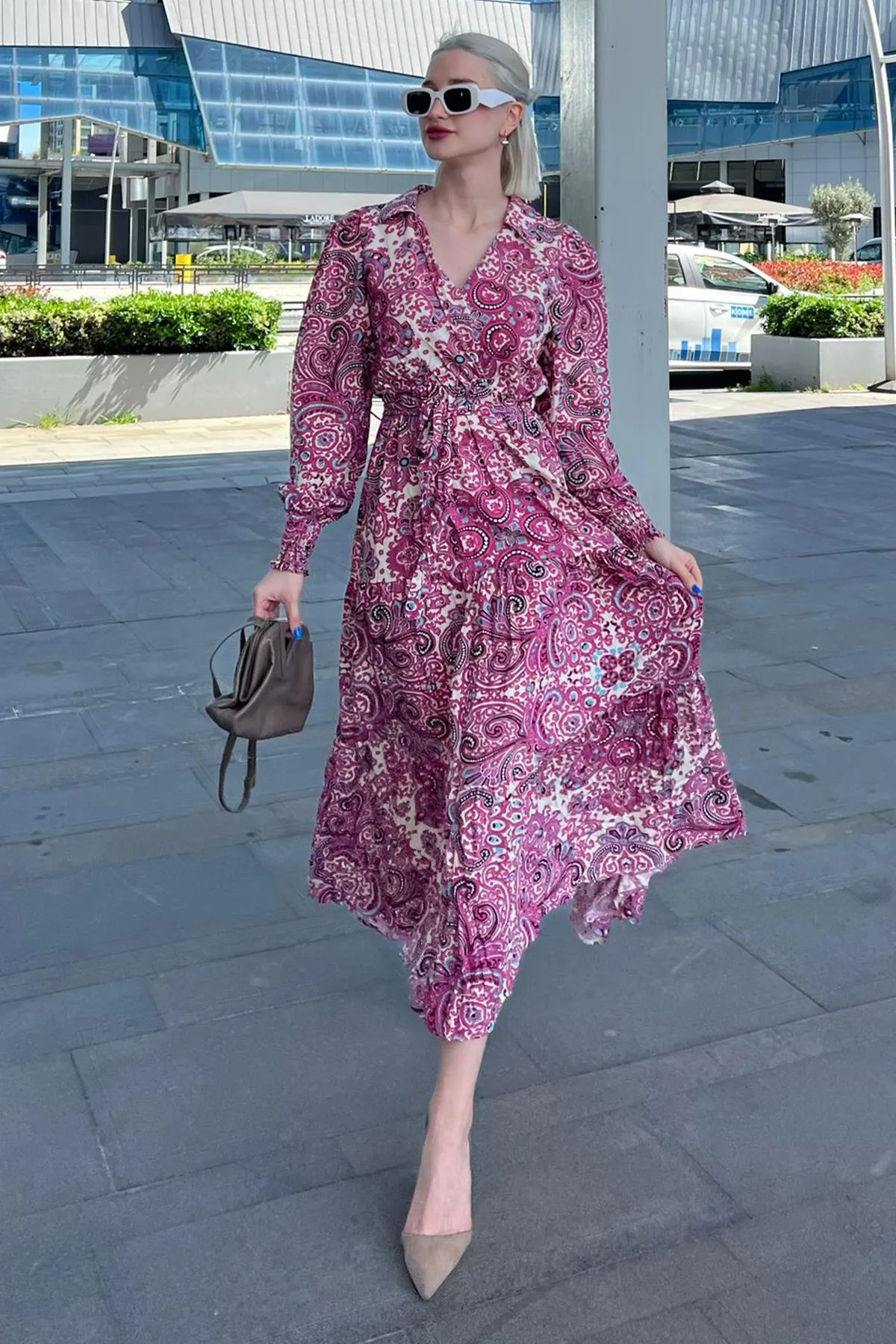 Madmext  Kleid - Rosa - A-Linie