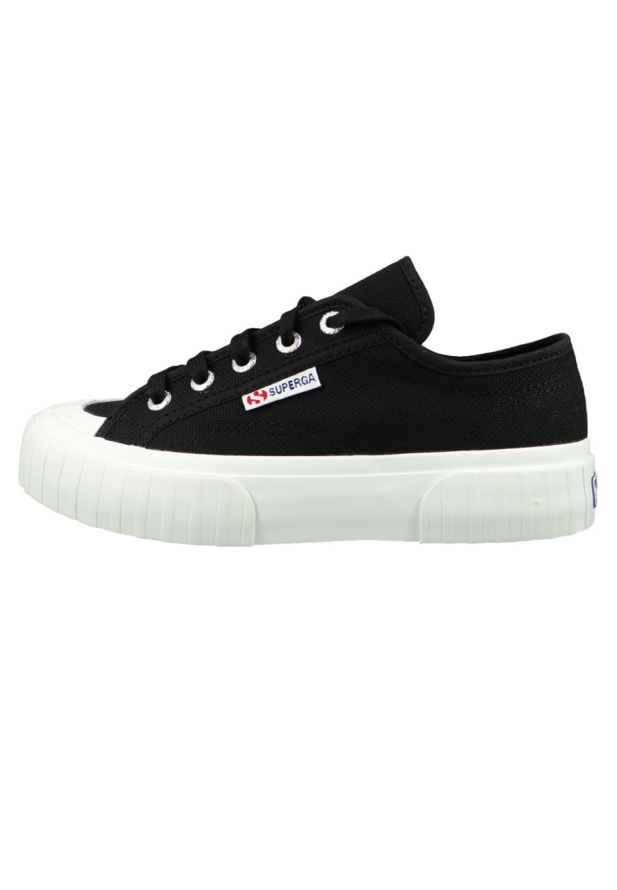 SUPERGA Sneaker schwarz