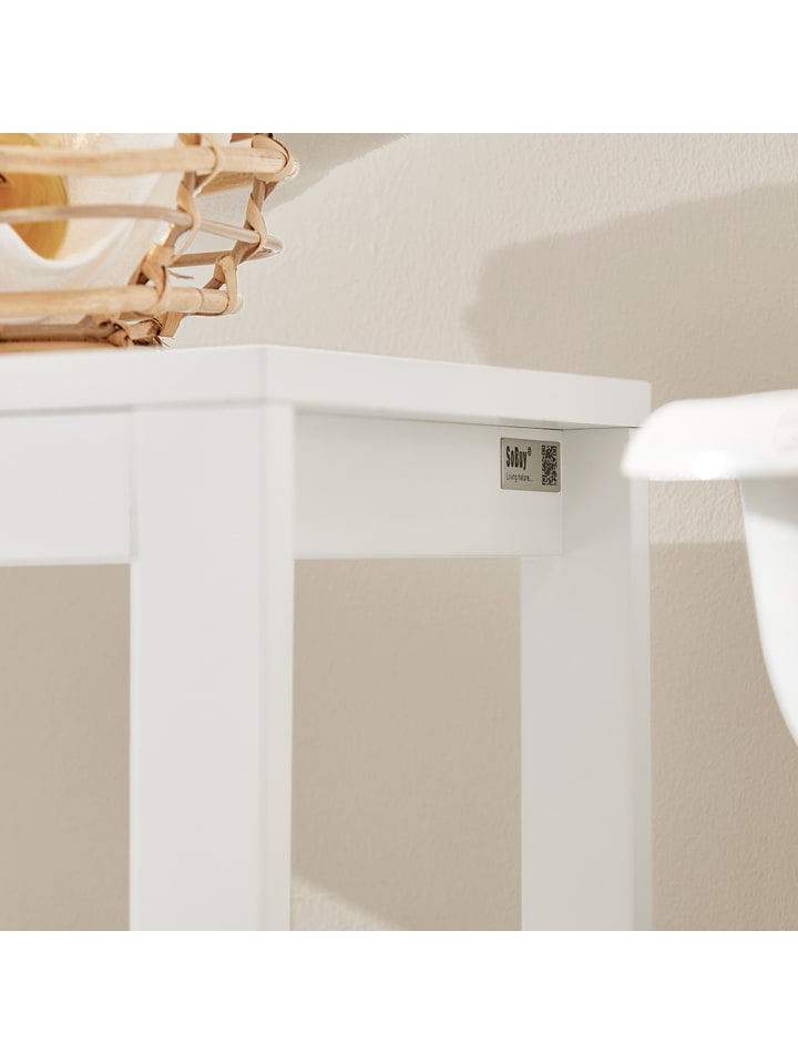 SoBuy Wäscheschrank in Weiß - (B)42 x (H)90 x (T)30cm günstig kaufen onesize