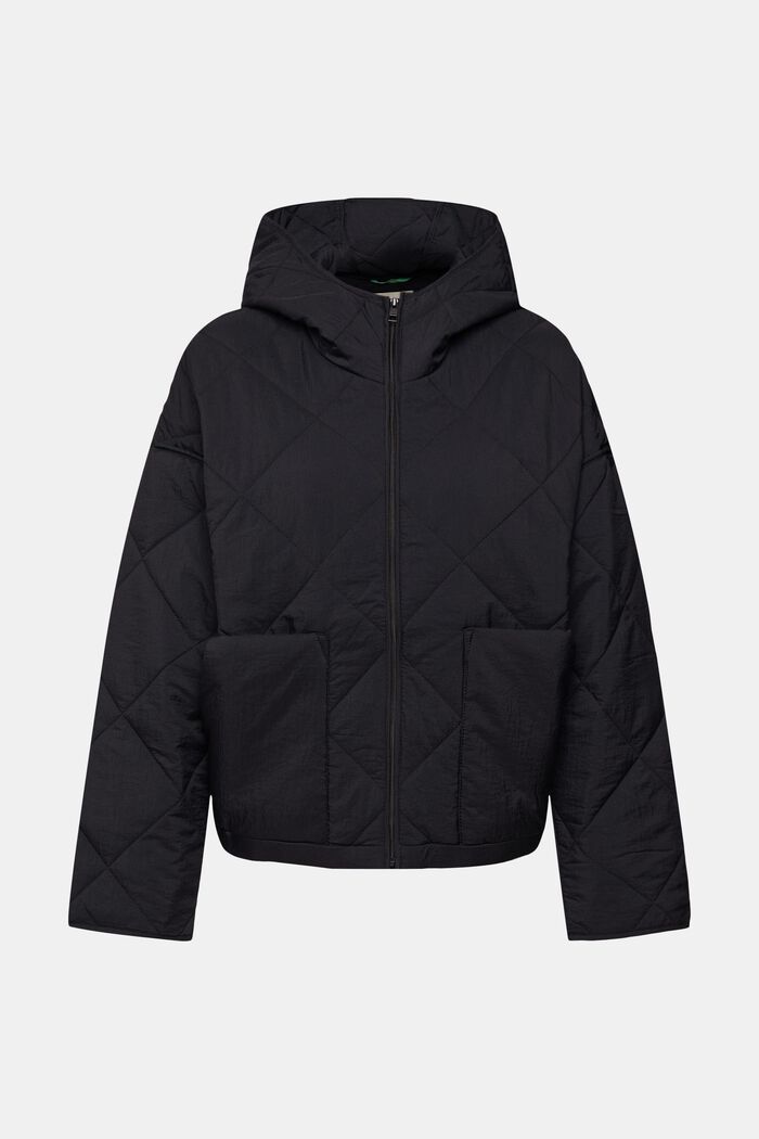 Weit geschnittene Steppjacke