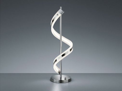 meineWunschleuchte LED Tischleuchte, Dimmer, LED fest integriert, Warmweiß, 2er Set groß-e ausgefallene Designer-lampen Spiral-lampe, Höhe 63cm