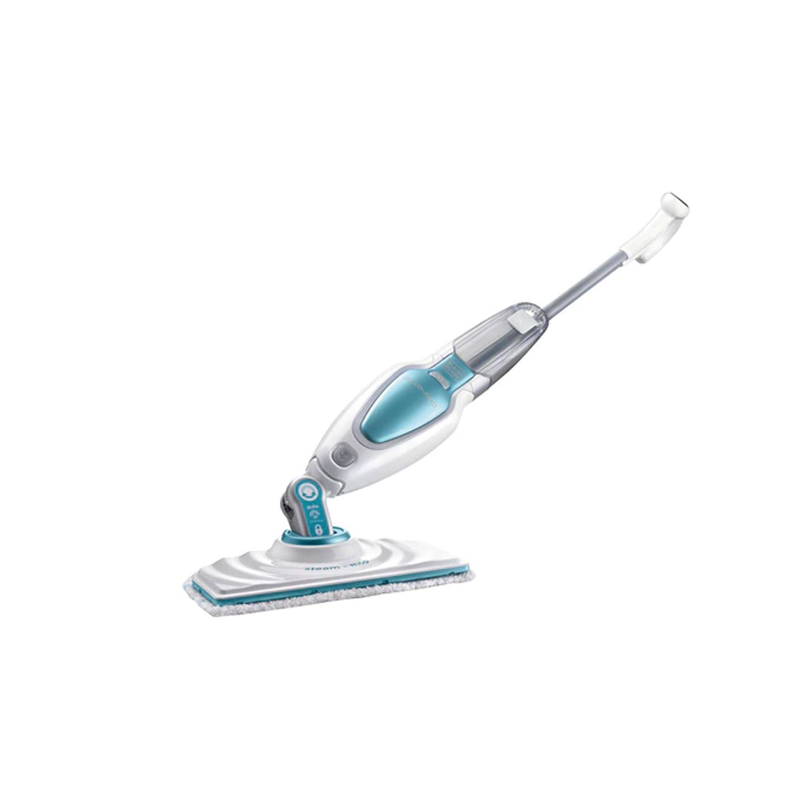Black & Decker Dampfreiniger FSM16CD-QS Dampfbesen 1600 Watt, 1600 W, Beseitigt 99,9% der Keime und -bakterien, 15 Sek. Aufheizzeit