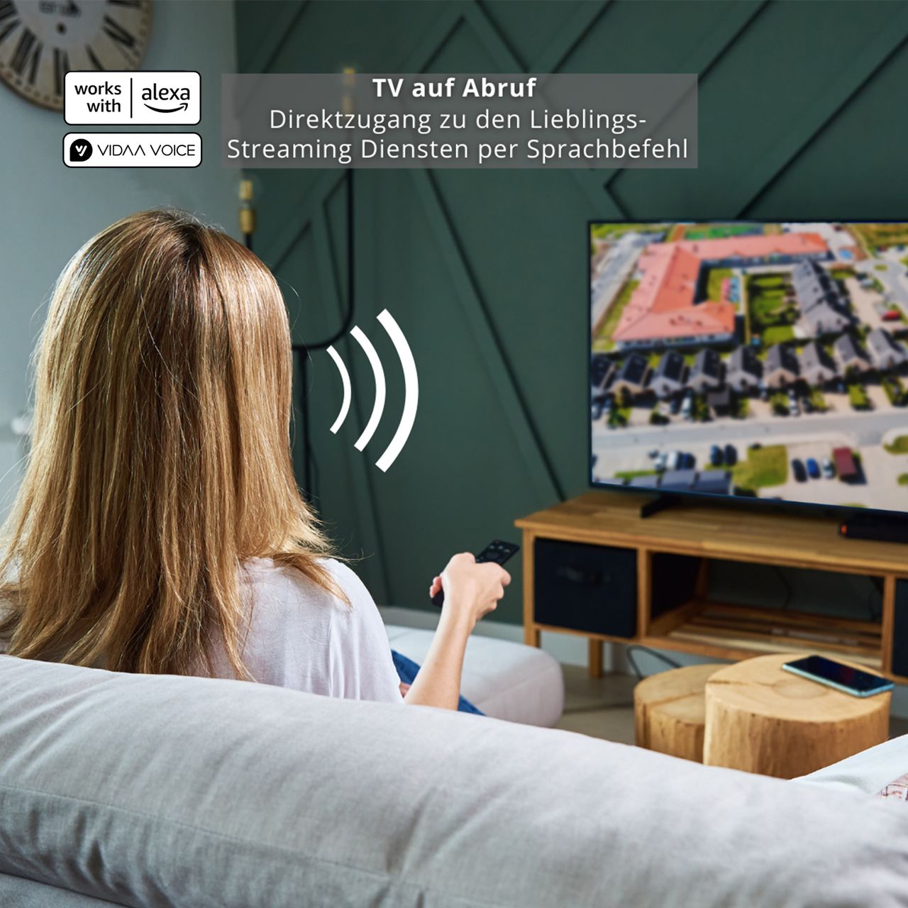 Toshiba 43LV3E63DAZ 43 Zoll Fernseher/VIDAA Smart TV (Full HD, HDR, Triple-Tuner, Bluetooth, Dolby Audio)