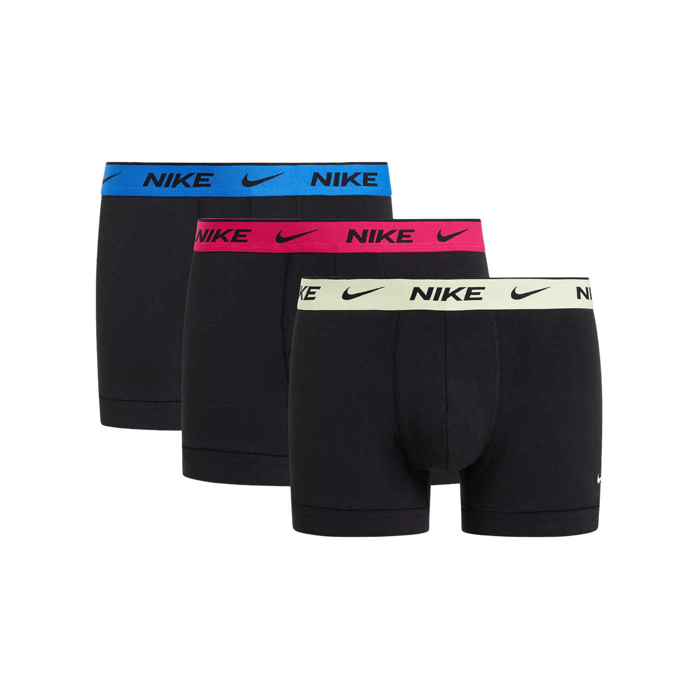 Nike Cotton Trunk Boxershort 3er Pack Schwarz FMT3