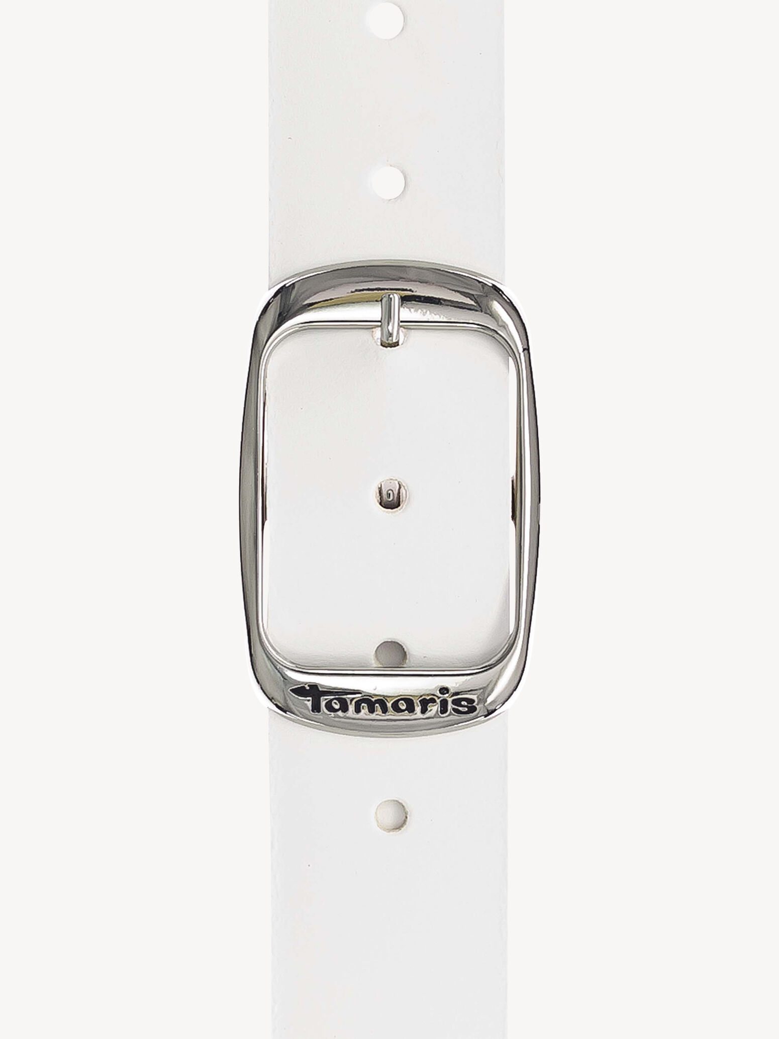 Ceinture en cuir - blanc