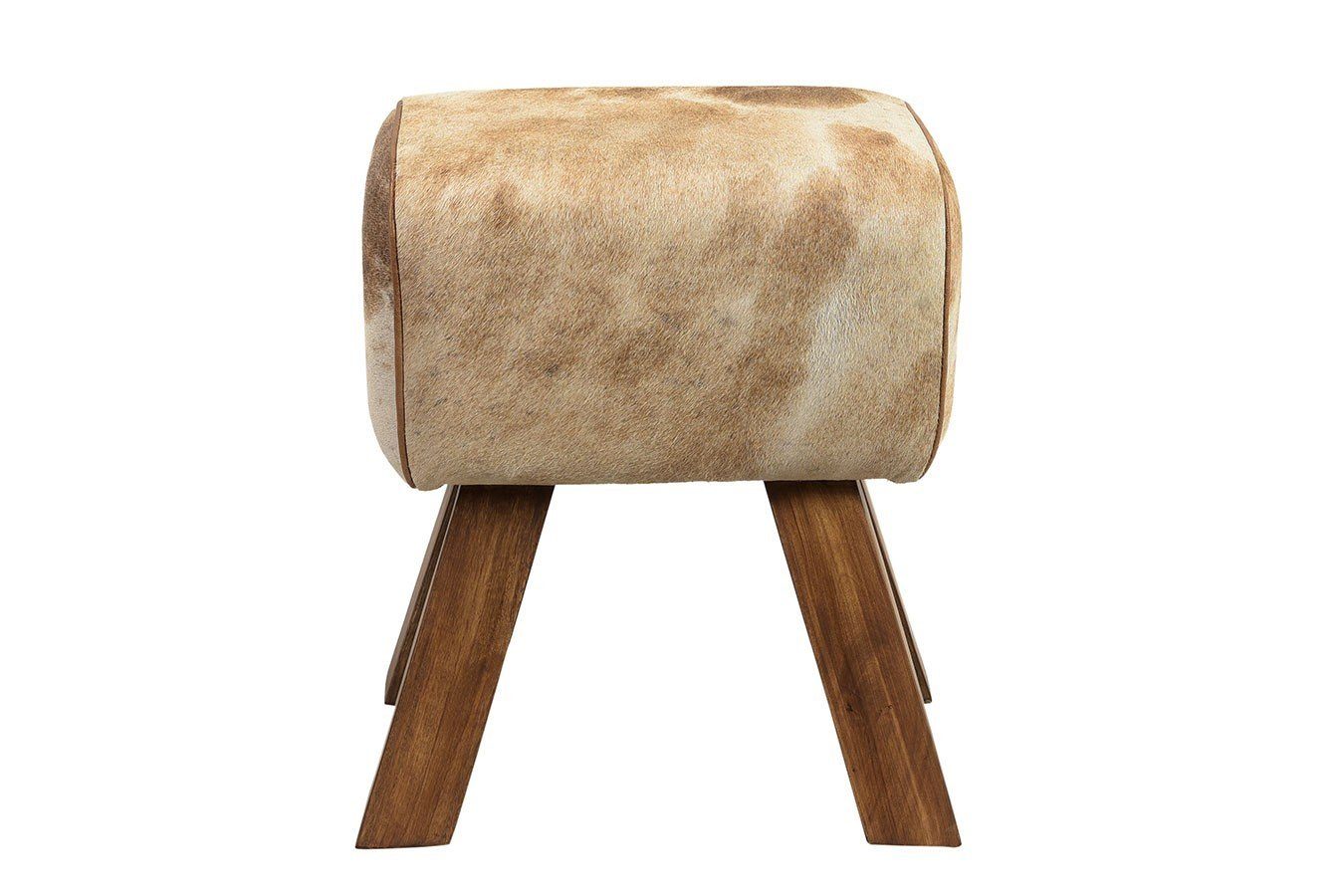 daslagerhaus living Bauernschrank Schulbock Hocker Fell
