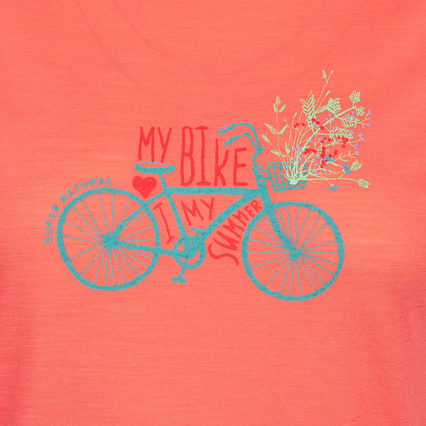 W LOVELY BIKE TEE Damen - Funktionsshirt