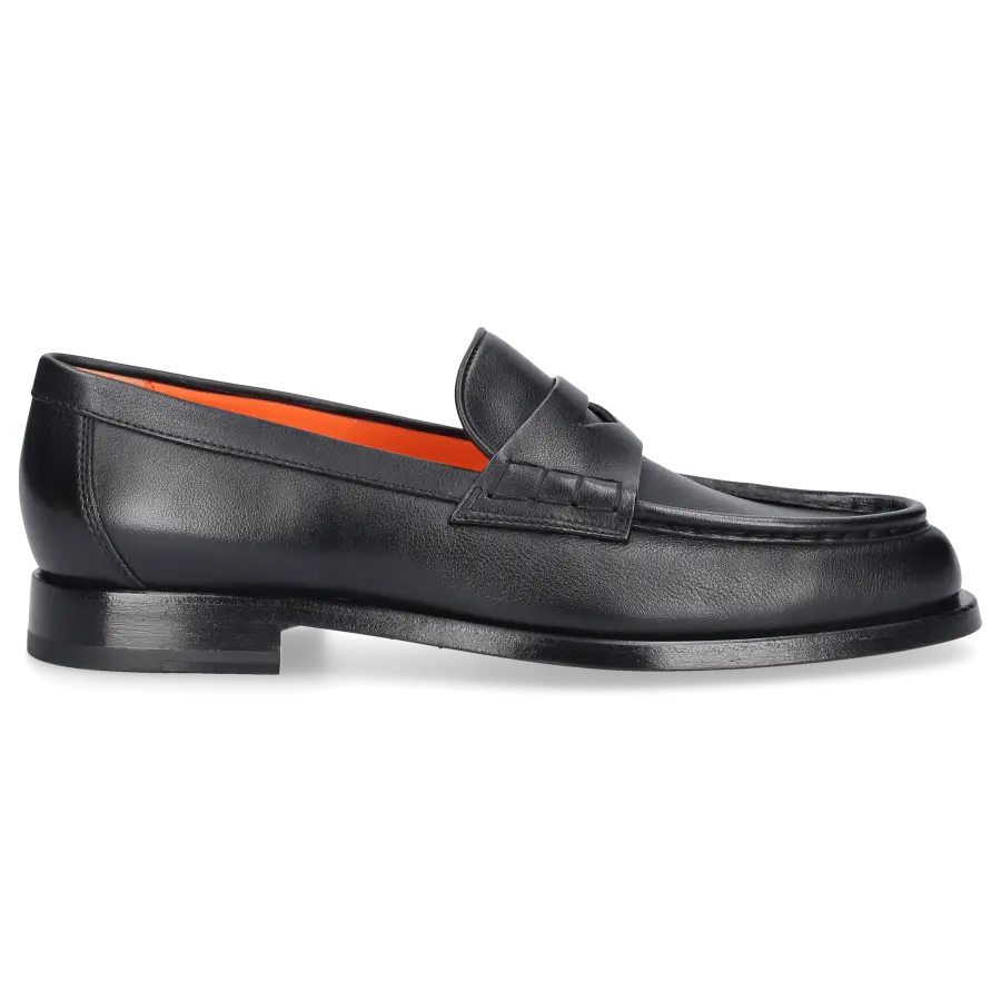Santoni - Loafer 59462 Kalbsleder - schwarz