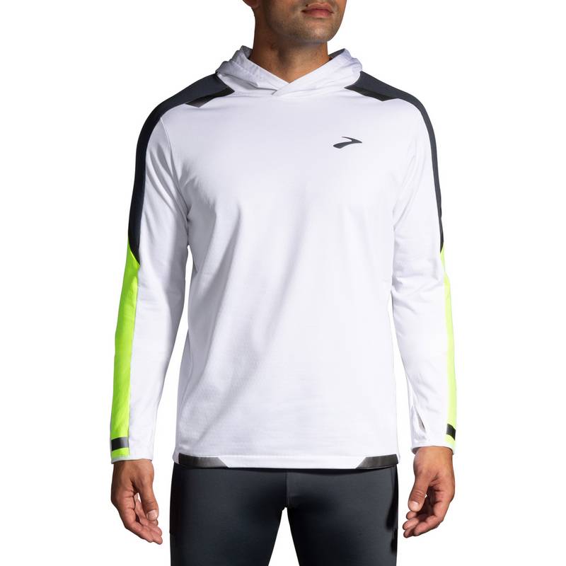 Brooks Visible Thermal Laufhoodie Herren