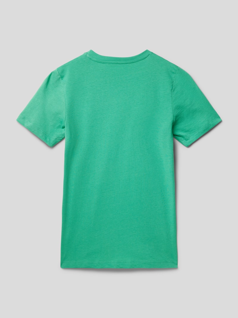 T-Shirt mit Motiv-Print in grün