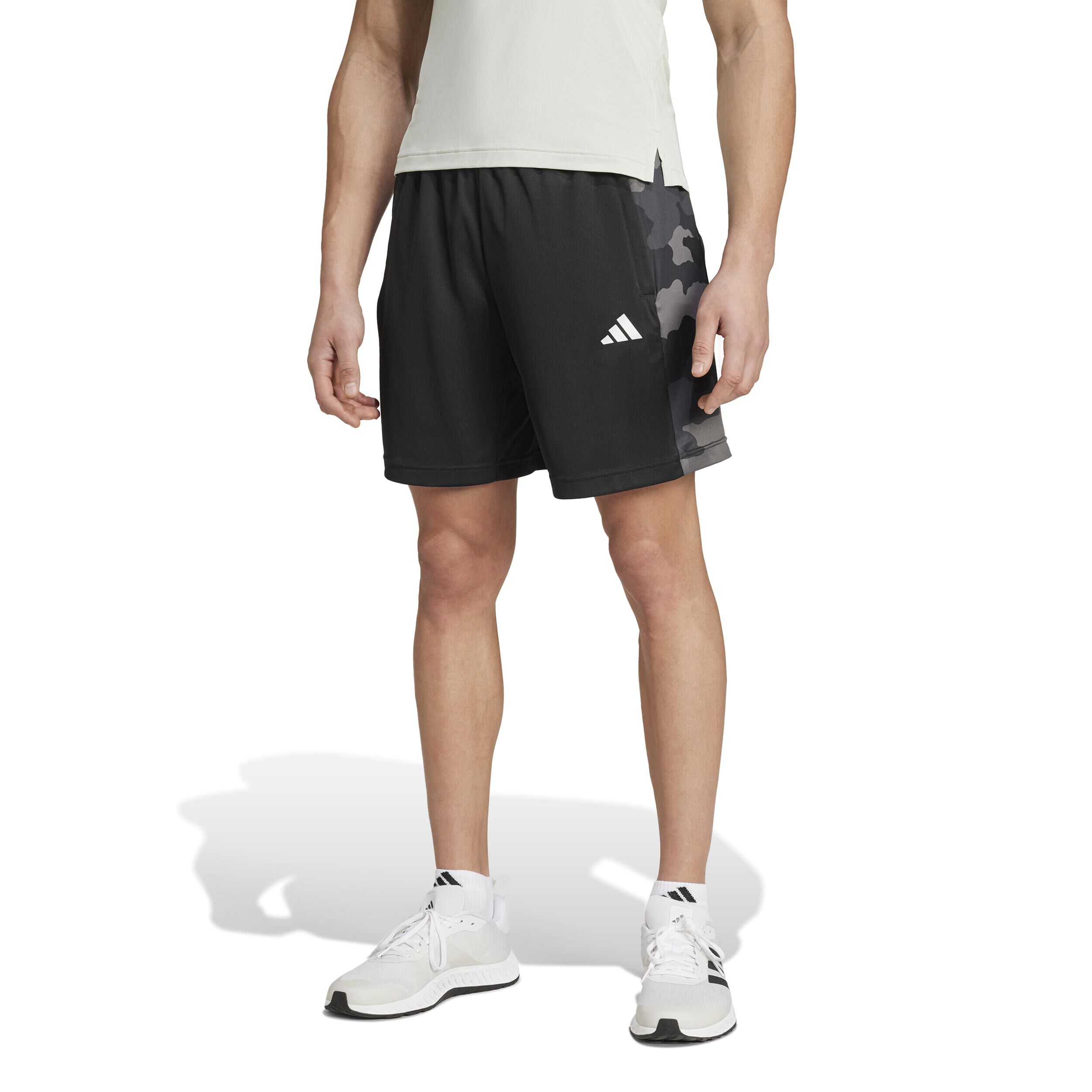 Camo Shorts Herren - Schwarz, Grau