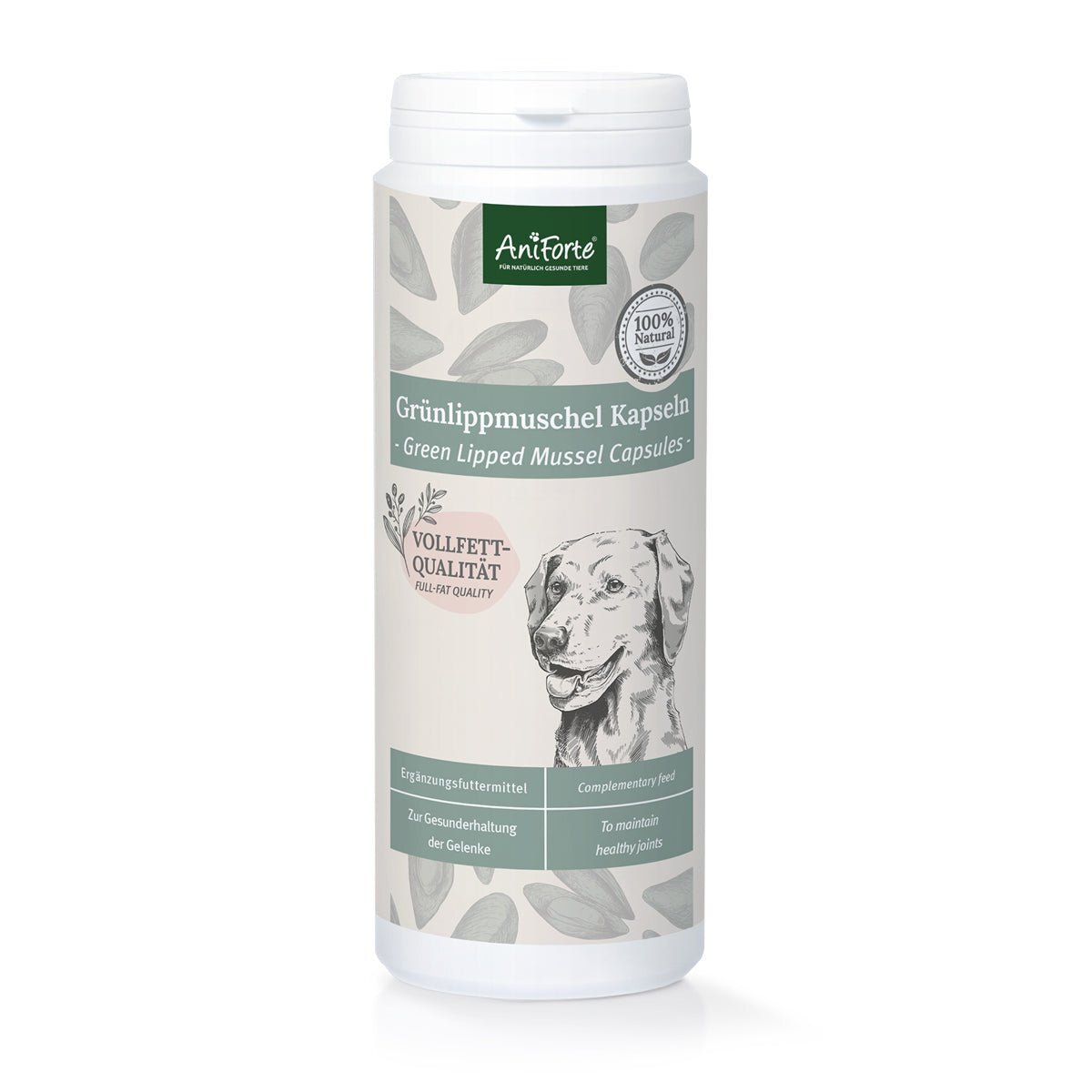 Aniforte Ergänzungsfutter & Aufzucht Aniforte Grünlippmuschel Kapseln 300 Stk