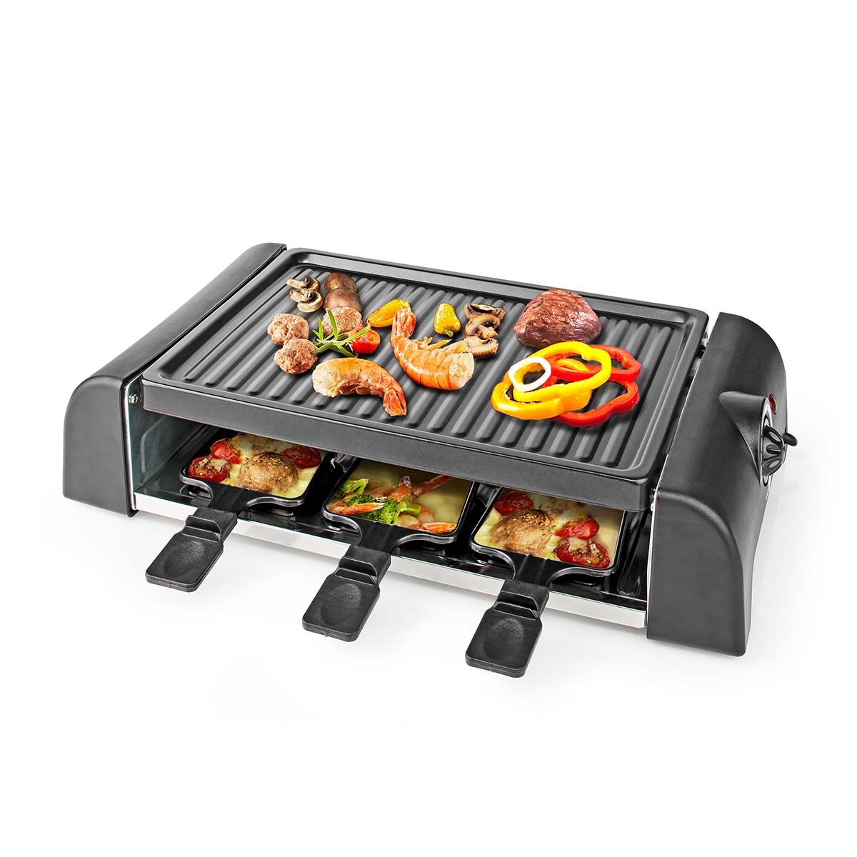 Nedis FCRA220FBK6 Gourmet Raclette