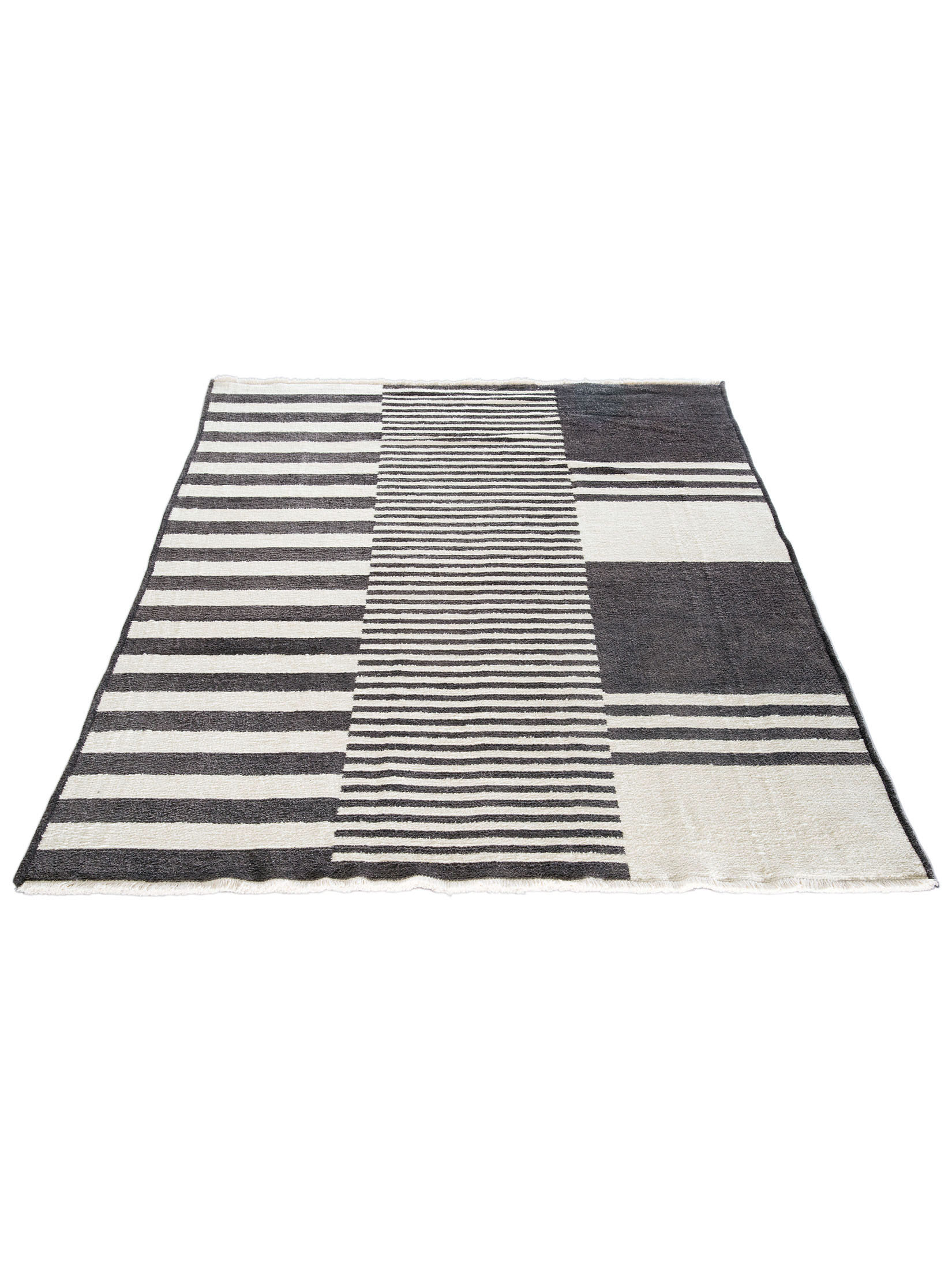 Raya Moderner Teppich, Silber