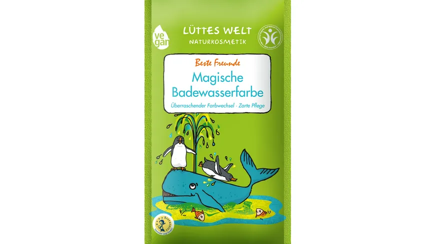 LÜTTES WELT NATURKOSMETIK Beste Freunde Magische Badewasserfarbe 80 g