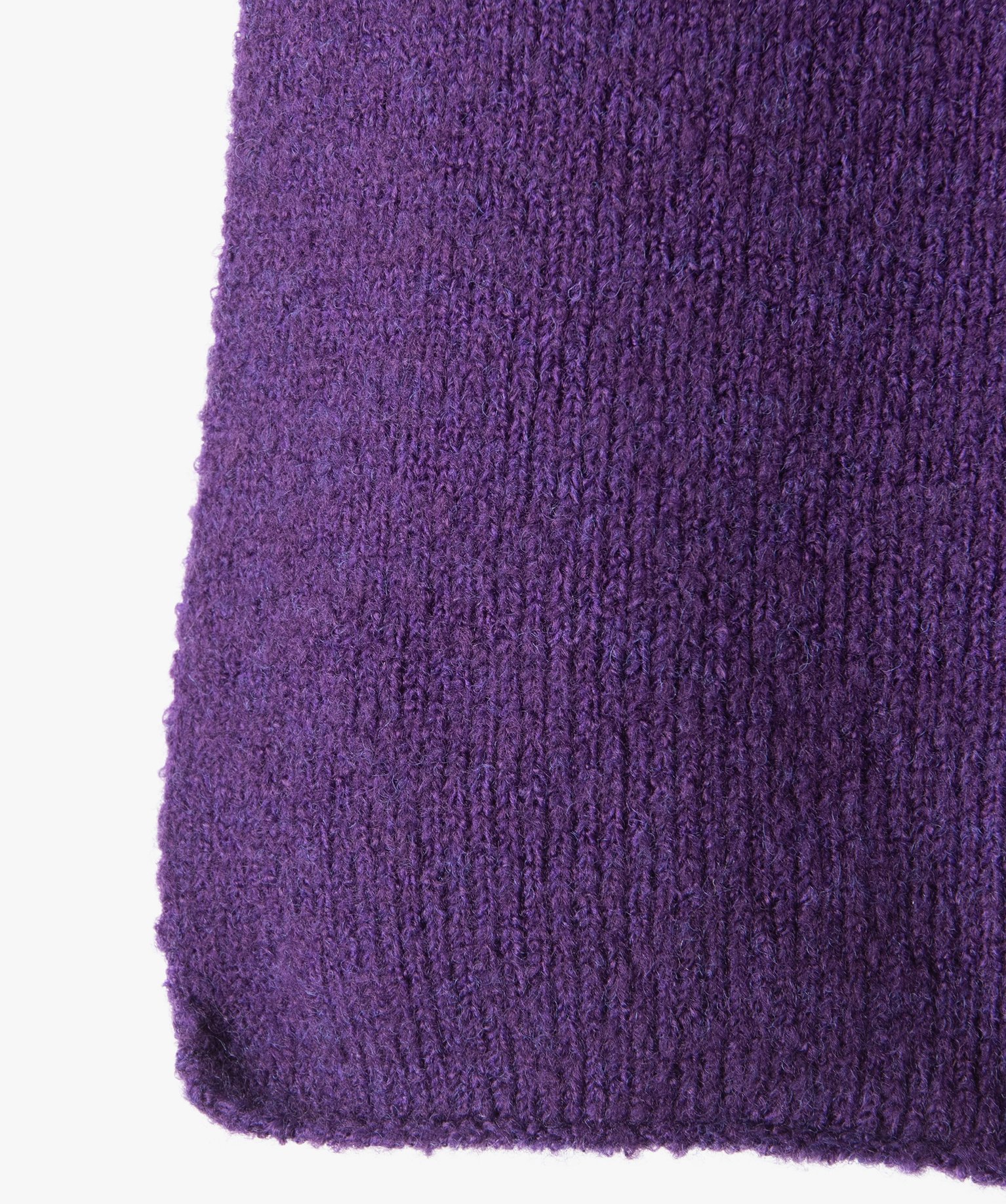 Echarpe femme en maille ctelée violet | GEMO