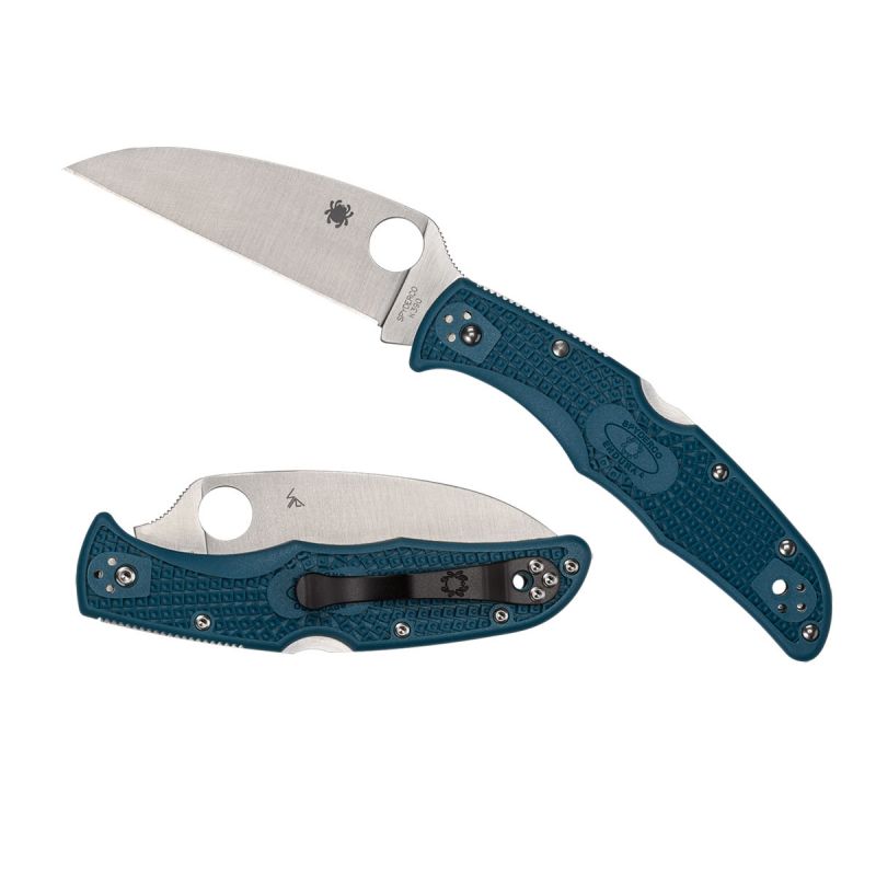 Spyderco Endura 4 FRN Blue Wharncliffe C10FPWK390