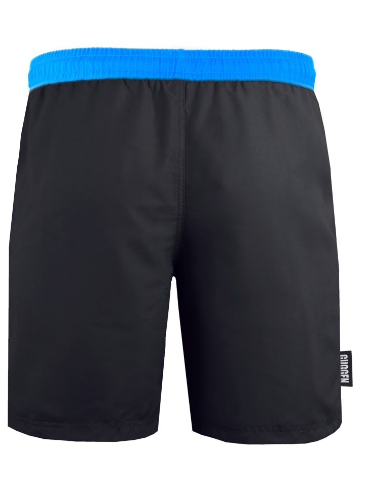 GUGGEN MOUNTAIN Badehose Widder in Schwarz-Blau günstig kaufen