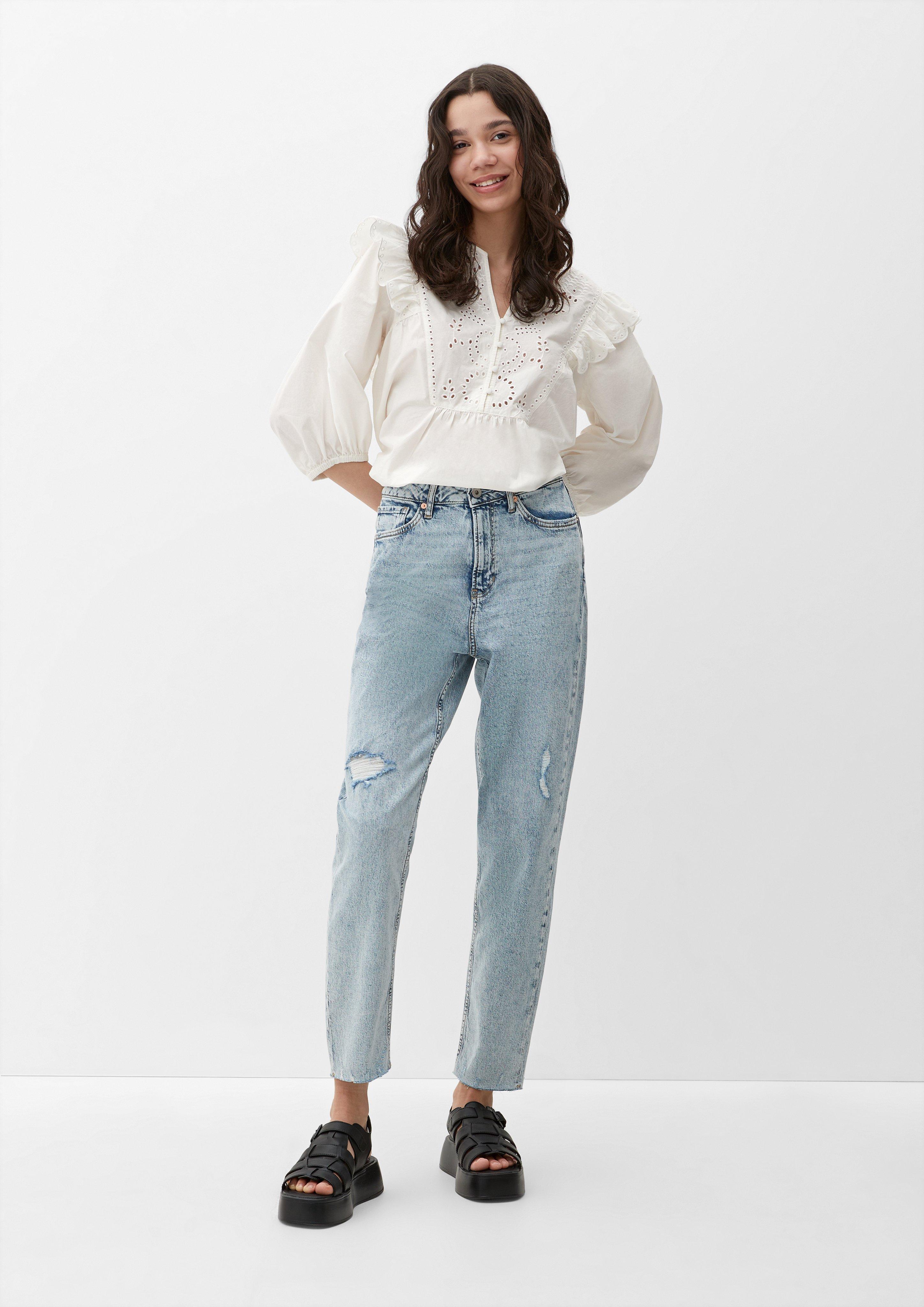 Ankle-Jeans / Relaxed Fit / High Rise / Tapered Leg  2127160-53Z7
