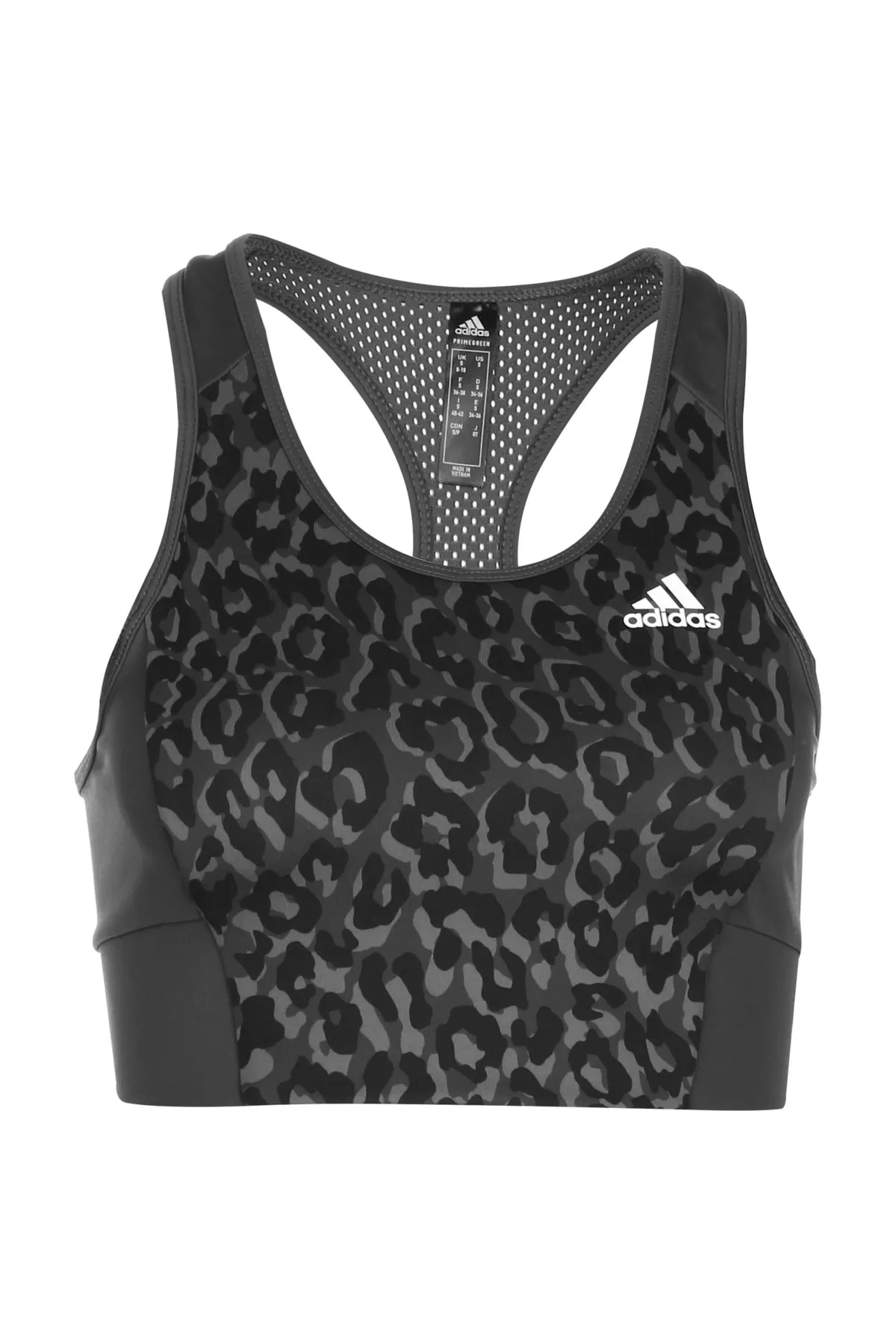 adidas  Sport-BH - Grau - Animal Print