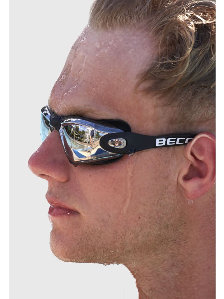 BECO the world of aquasports Schwimmbrille SANTOS MIRROR in schwarz günstig kaufen onesize