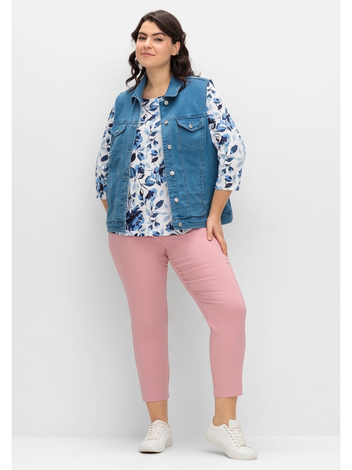 sheego Bengalin-Schlupfhose in rosé günstig kaufen