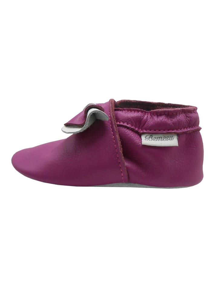 Yalion Leder-Krabbelschuhe 