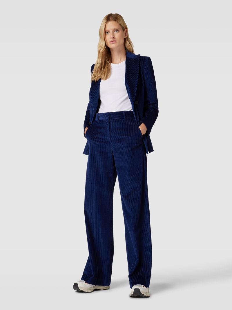 Hose in Cord-Optik Modell 'TANIA' in blau