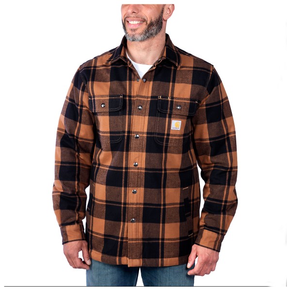 Carhartt - Flannel Sherpa-Lined Shirt Jacket - Freizeitjacke
