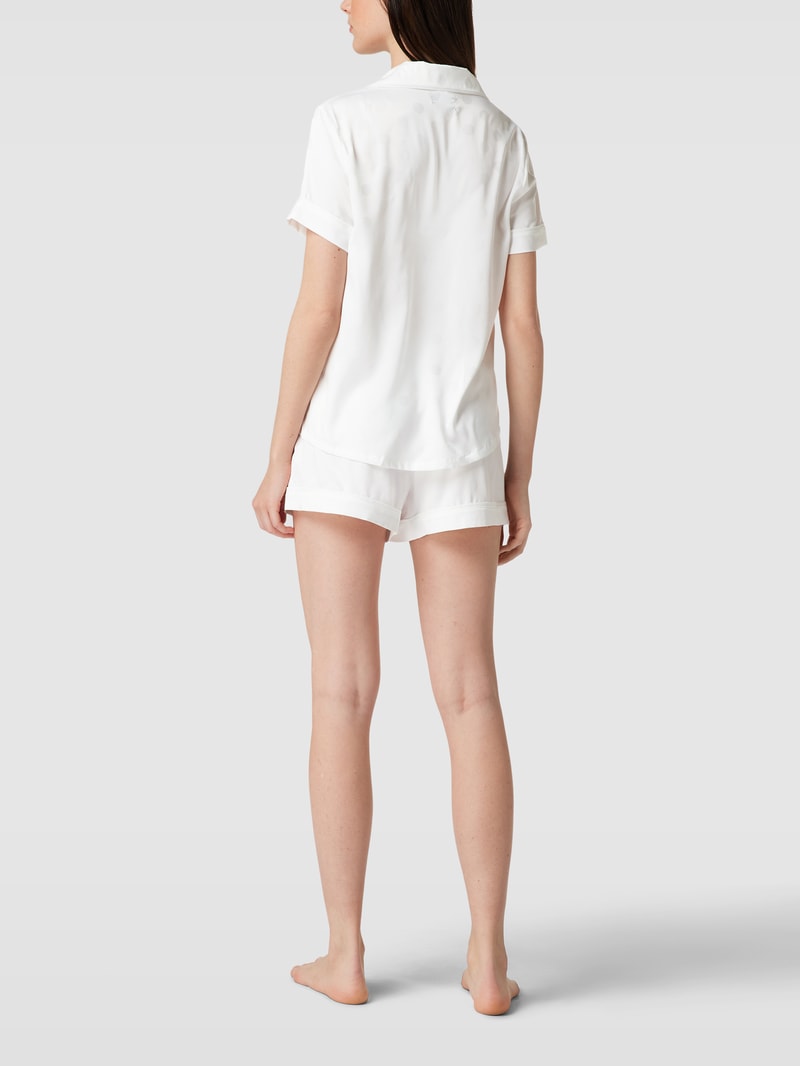 Pyjama mit Reverskragen in offwhite