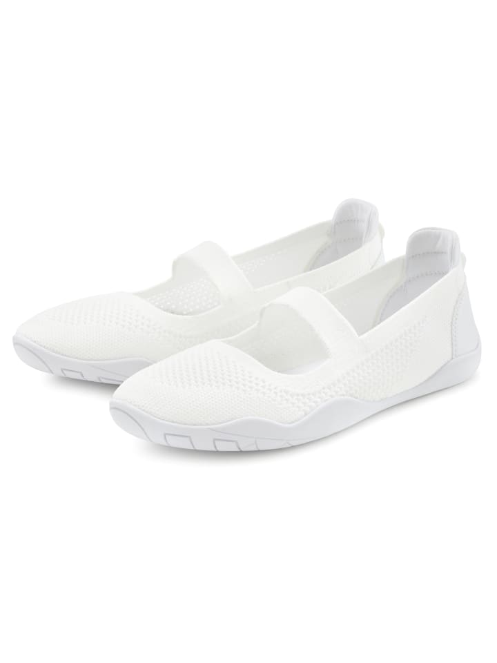 LASCANA Sneaker Ballerinas in weiß günstig kaufen