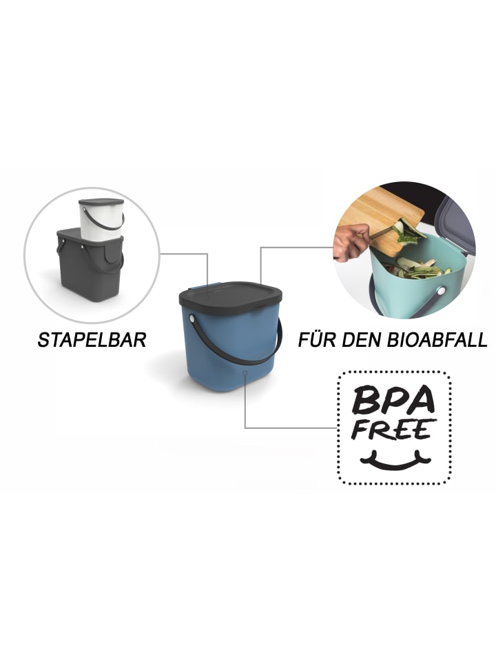 Rotho Recycling Müllsystem 6 l ALBULA günstig kaufen onesize