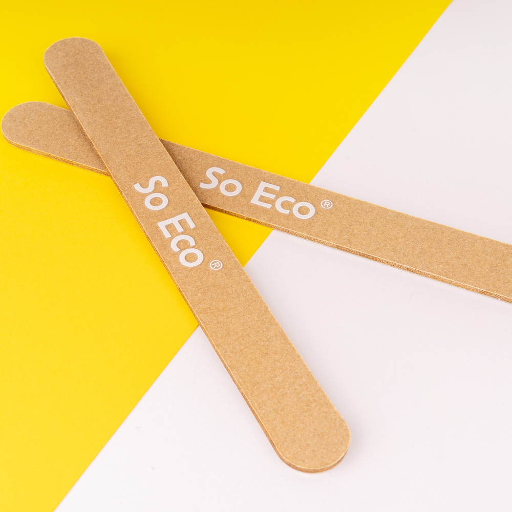 so eco Set de 2 limes à ongles en bambou Limes à ongles